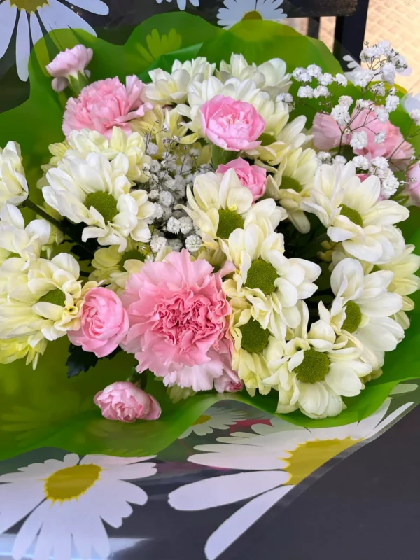 Yellow Rose and Purple Box Bouquets - Image 2