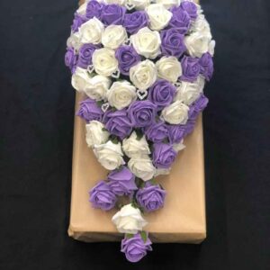Artificial rose bride bouquet