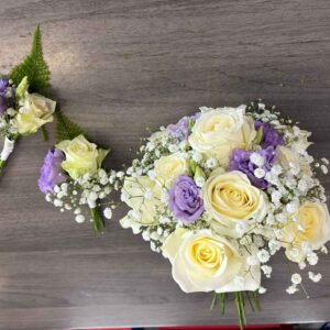 Bride bouquet and button holes