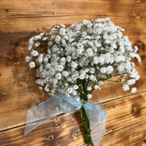 Baby breath bridesmaid bouquet