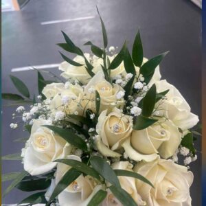 Elegant cream and green