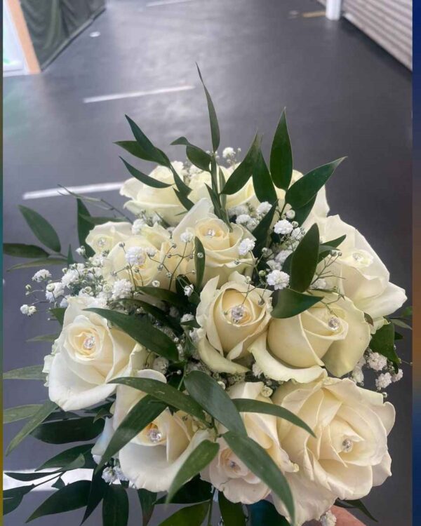 Elegant cream and green