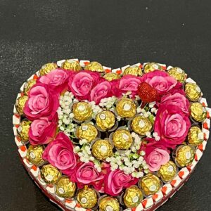 Heart rose and ferro Roche
