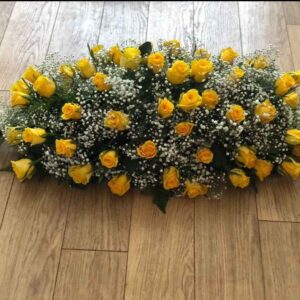 Yellow rose spray
