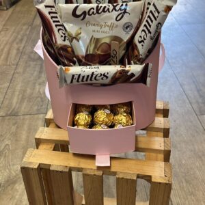 Galaxy Hat Box with Ferrero Rocher Chocolate Drawer