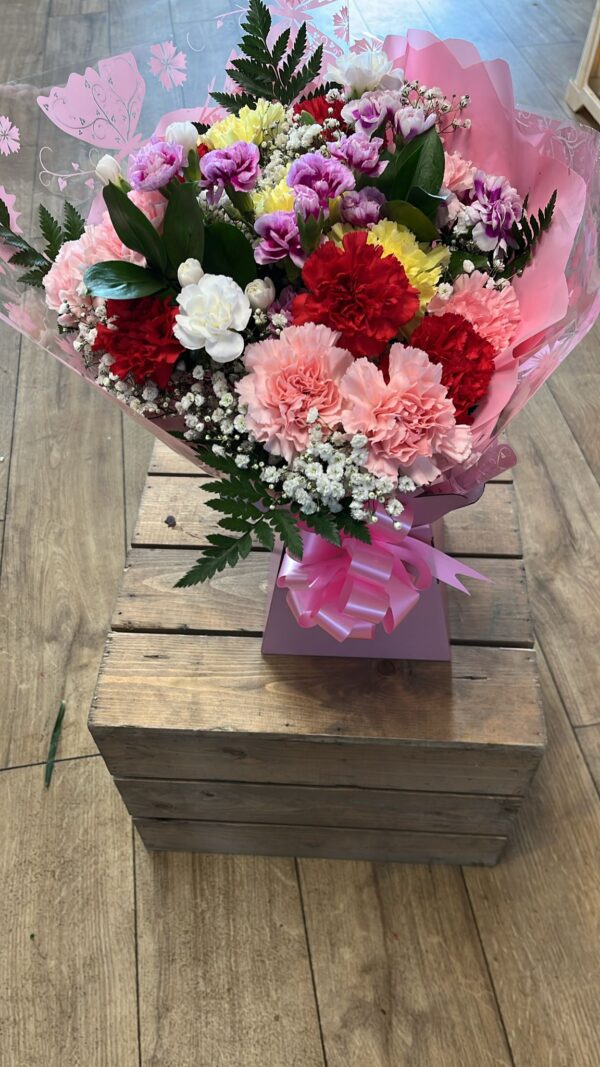 Mixed Carnation & Spray Carnation Bouquet